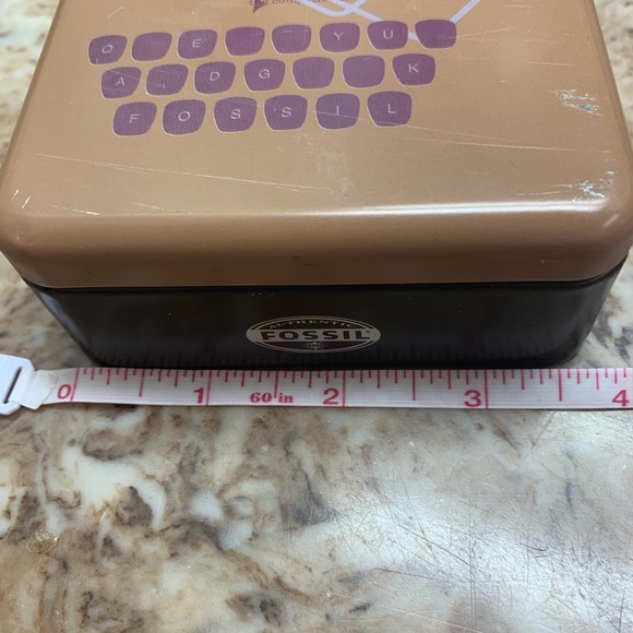 Fossil vintage metal storage watch boxes - Picture 16 of 16